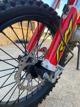 Pit Bike Enduro/Motocross Azul y Blanca