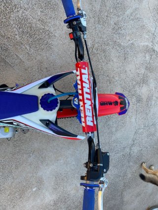 Pit Bike Enduro/Motocross Azul y Blanca