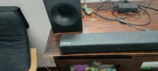 Barra de Sonido y Subwoofer Samsung Negro