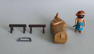 Playmobil Artesano Egipcio Pirámide.