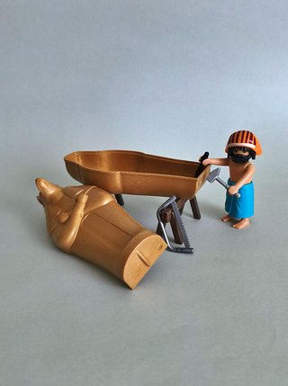 Playmobil Artesano Egipcio Pirámide.