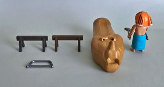 Playmobil Artesano Egipcio Pirámide.
