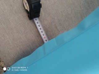 Colchoneta hinchable azul
