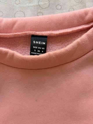 Sudadera rosa SHEIN Best Day Ever