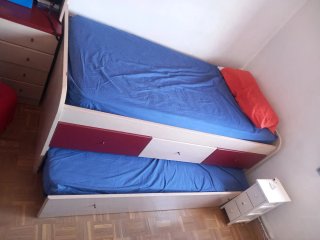 Cama juvenil con cajones