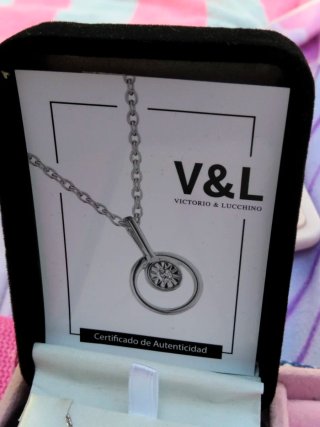 Collar V&L Plata con brillante