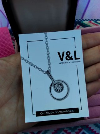 Collar V&L Plata con brillante