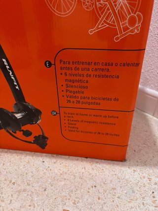 Rodillo Entrenamiento Bicicleta RUNFIT Magnético