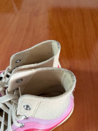 Zapatillas Converse Vintage Beige y Rosa