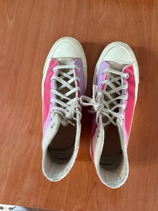 Zapatillas Converse Vintage Beige y Rosa