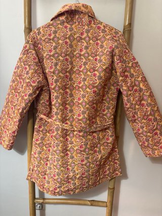 Chaqueta acolchada floral talla única