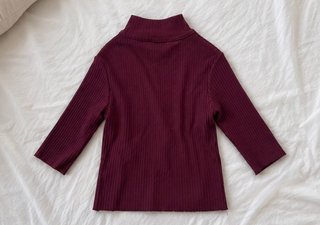 Bershka Crop Top Manga con Cremallera