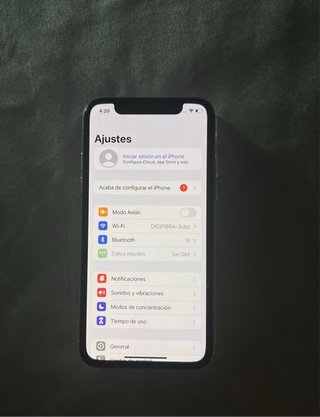 iPhone XS Blanco Plata