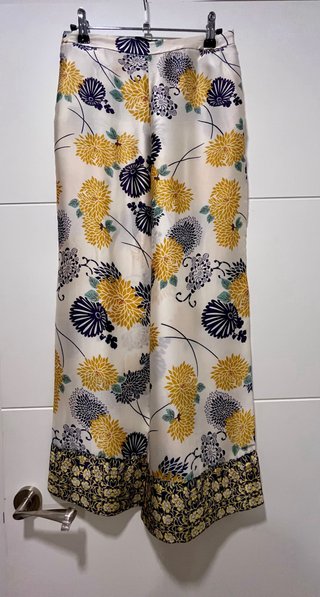 Pantalones Palazzo Zara Estampados