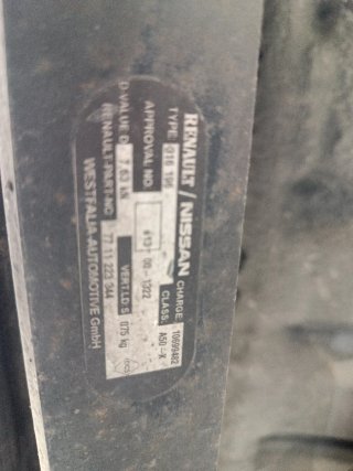 Enganche ORIGINAL Remolque Kangoo 97-08