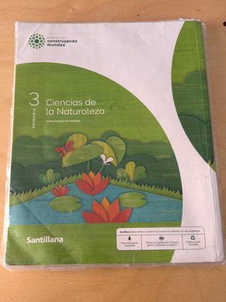 Libro de ciencias naturales Santillna (3ro prima).