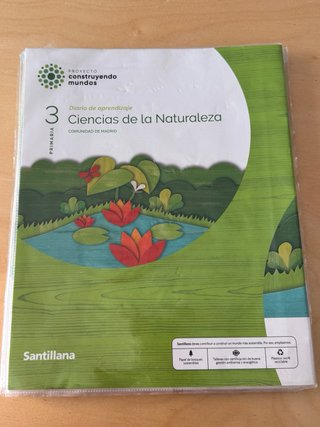 Libro de ciencias naturales Santillna (3ro prima).