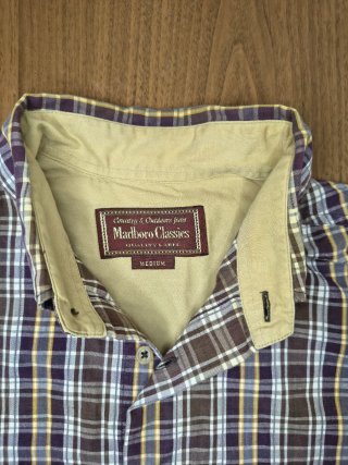 Marlboro Classics vintage shirt checkered