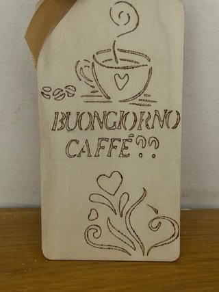 Tagliere decorativo Buongiorno Caffè
