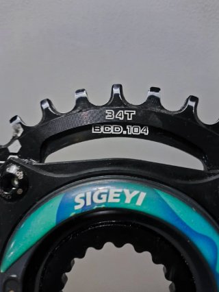 Potenciómetro para MTB con plato de 34t.