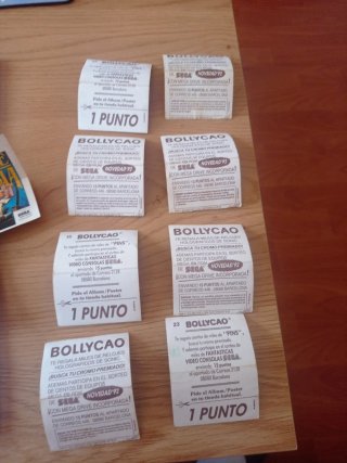 Cromos Bollycao Videojuegos Sega