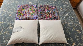 Cojines Funda Tejida Multicolor