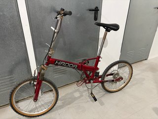 Bicicleta plegable HADOR roja