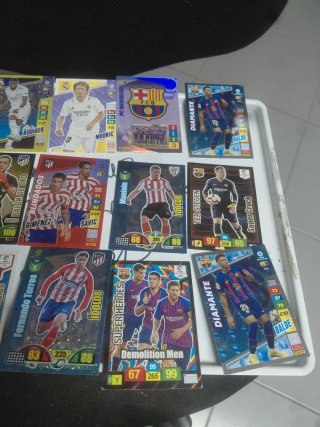 Lote cromos fútbol Adrenalyn antiguas