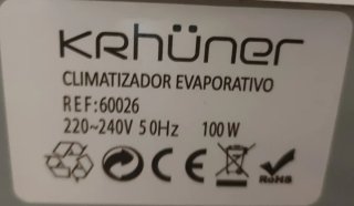 Climatizador evaporativo (enfriador de aire)