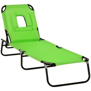 Tumbona Plegable Verde - 120kg