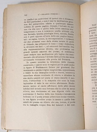 A. Momigliano, Saggio sull'Orlando furioso (1928)