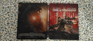 Película Al Filo del Mañana 3d y Blu-ray steelbook