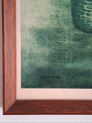Stampa vintage incorniciata