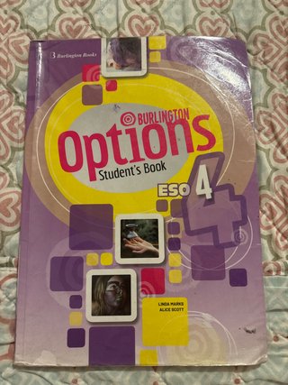 Students book ingles 4 eso - OPTIONS 4