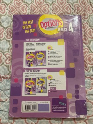 Students book ingles 4 eso - OPTIONS 4
