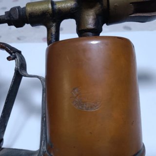 Soplete antiguo de cobre