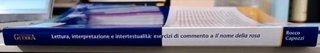 Capozzi, Esercizi di commento a Il nome della rosa