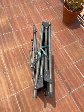 Hamaca plegable El Corte Inglés con parasol
