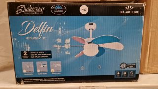 Ventilador de techo Shakespear Delfin