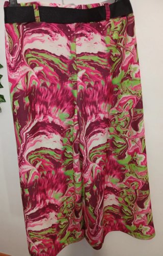 Pantalón ancho estampado