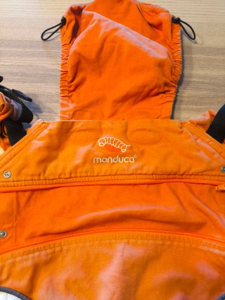 Mochila Portabebés Manduca Naranja