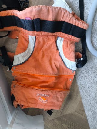 Mochila Portabebés Manduca Naranja