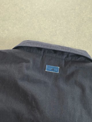 Maglietta Adidas Vintage Y2K Blu Navy Logo Ricamat
