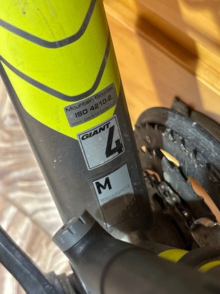 Bicicleta Giant de montaña