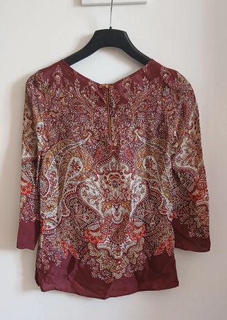 Blusa estampada multicolor