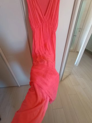 Abito lungo Kikisix S seta e viscosa veste anche M