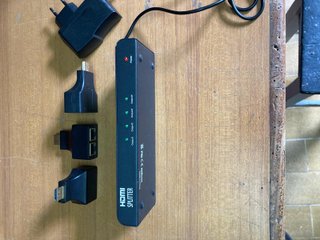 Divisor HDMI 1x4 + 3 Extensores HDMI / RJ45