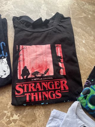 Lote 5 Camisetas Gráficas Mujer, 1,50€ cada