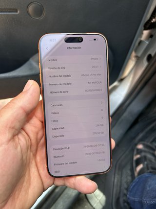 iPhone 17 Pro Max Naranja