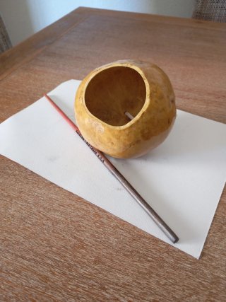 Cabaça y baqueta berimbau viola